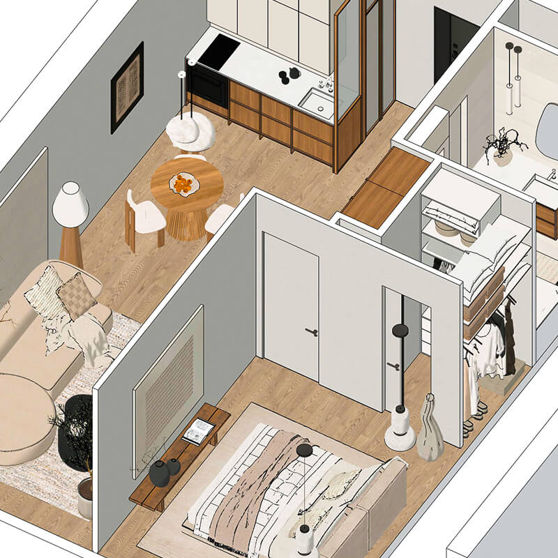 Проектирование интерьера в ARCHICAD